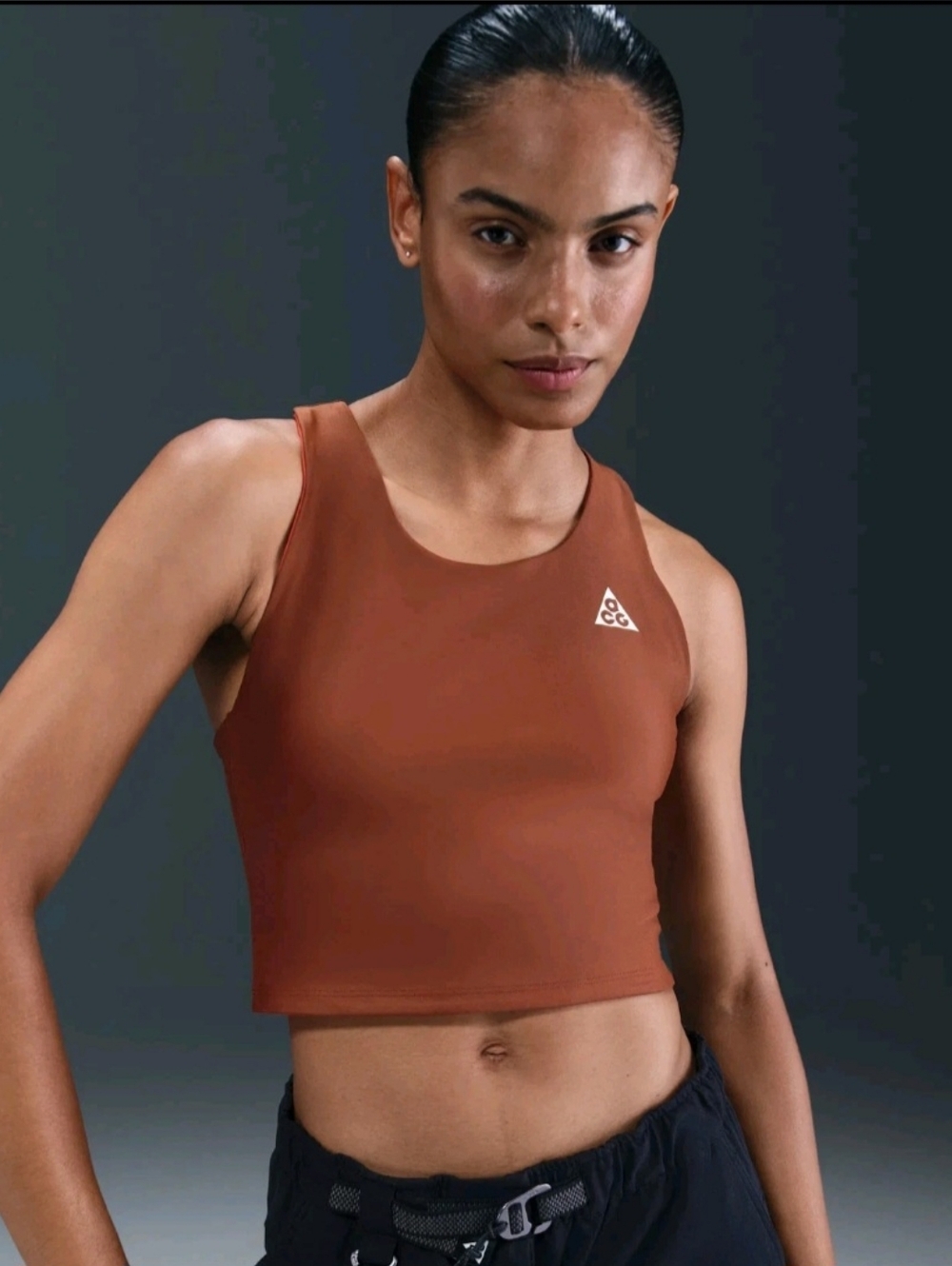 Nike ACG Tree Frog Women's Dri-FIT ADV Brown Orange Reversible Tank HJ0252-245